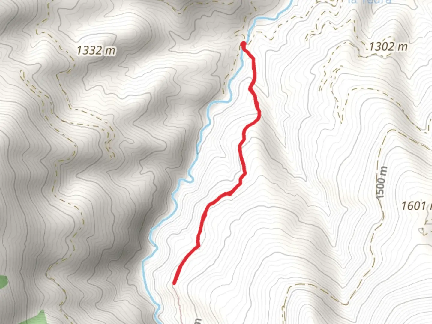 An image depicting the trail PR A 306 Sendero Ubeire and its surrounding area.