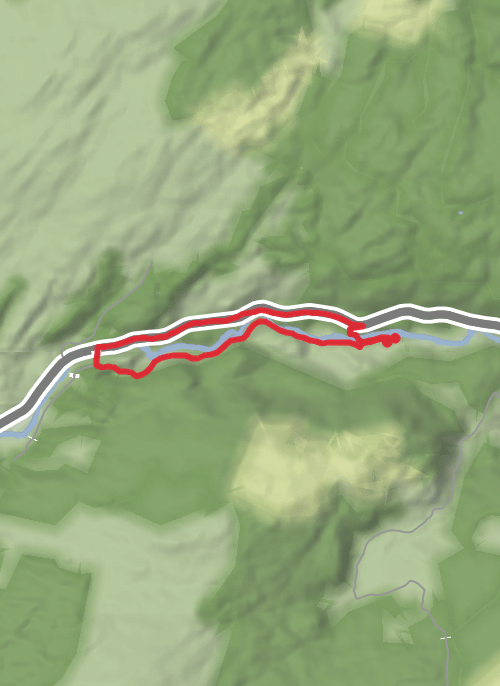 Conwy Hiking mobile static map