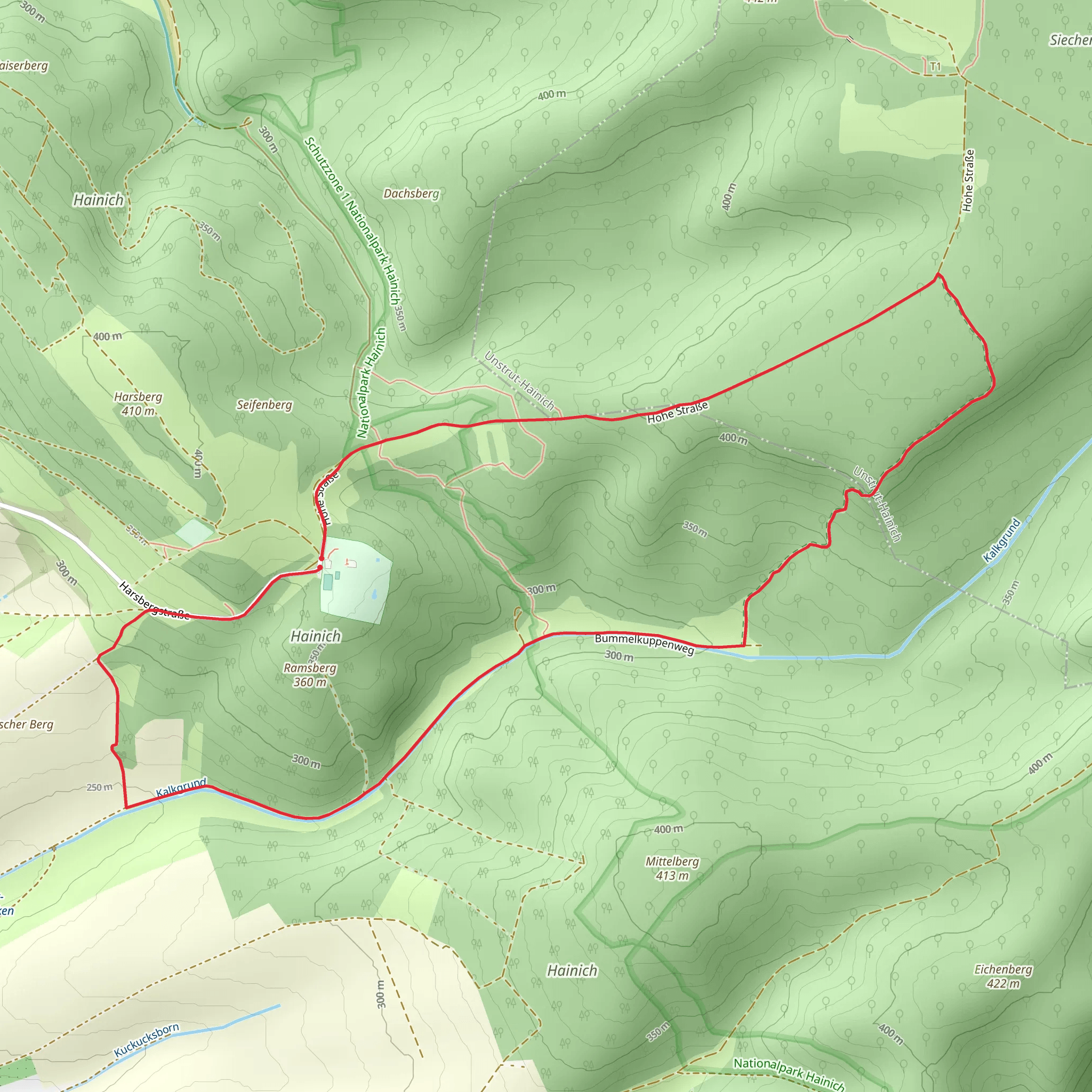 Bummelkuppen Weg mobile static map