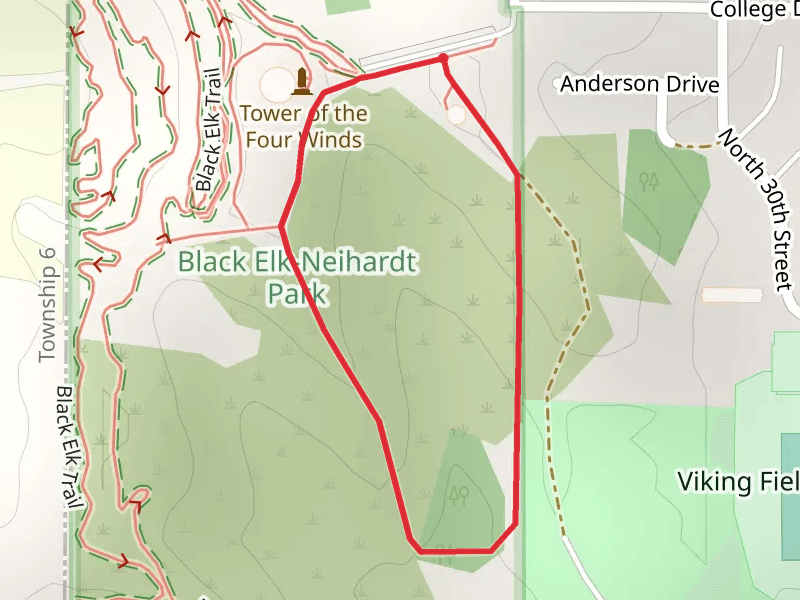 Black Elk Neihardt Park Side Loop