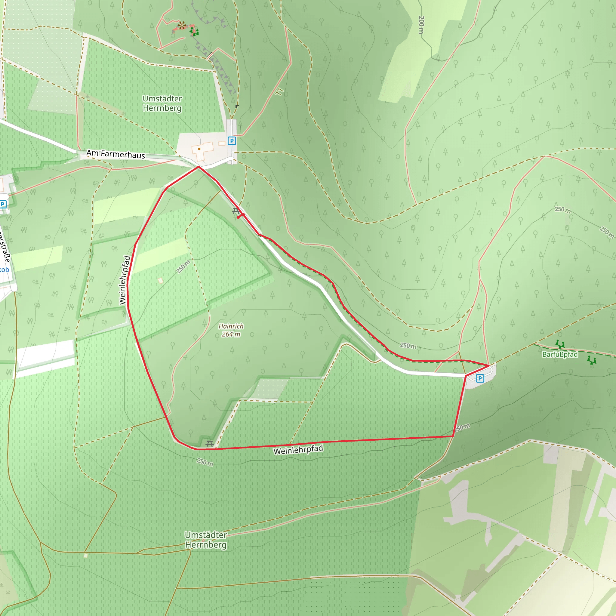 Weinlehrpfad Loop mobile static map