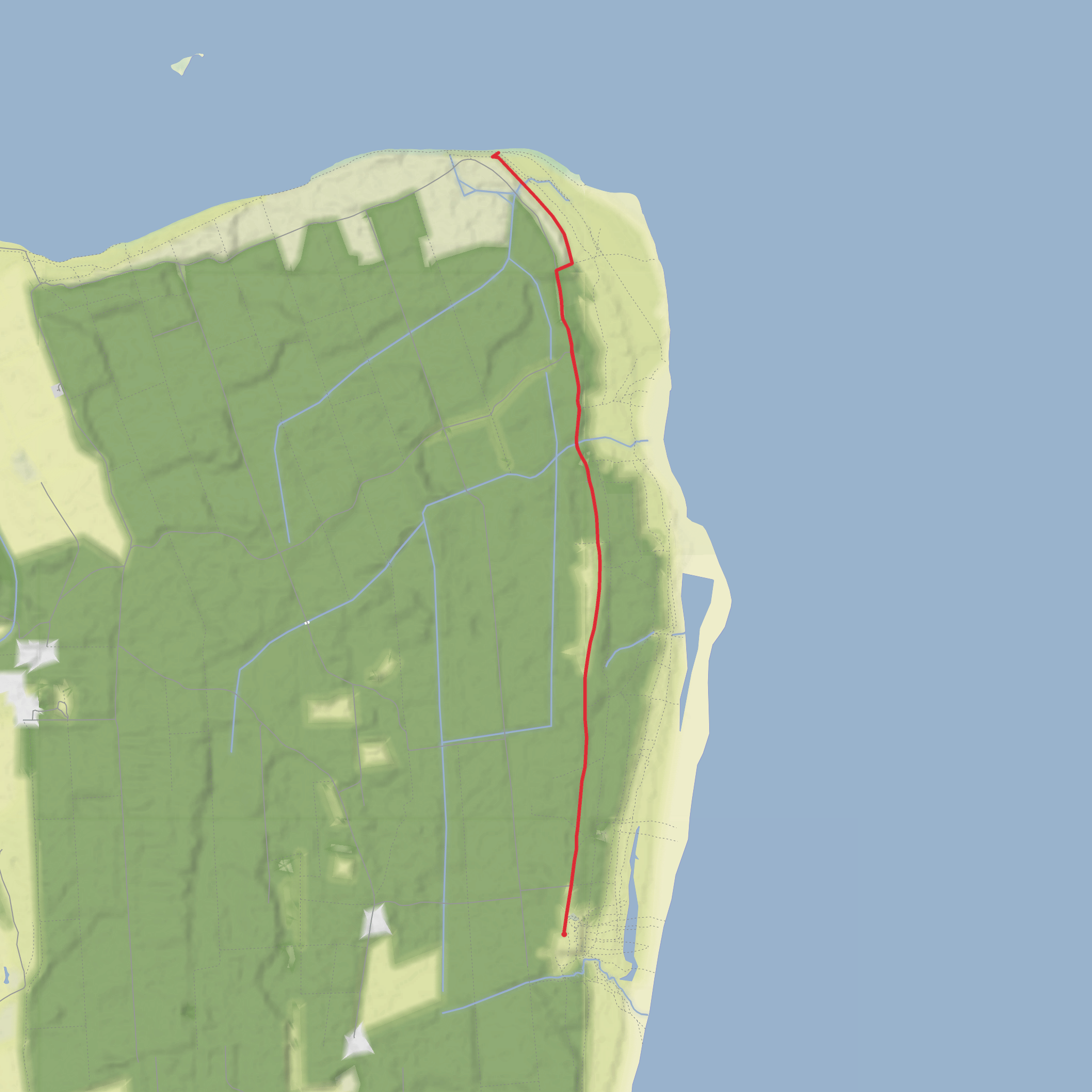 Tentsmuir Point mobile static map