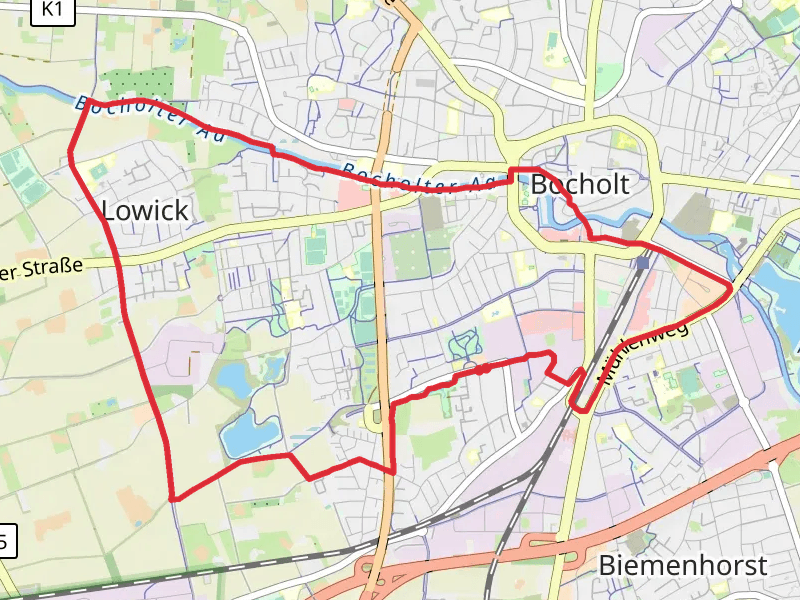 Bocholter Aa via Anholt Halle