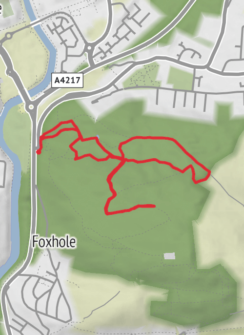 Pentre-Chwyth Road - Aug 6 mobile static map