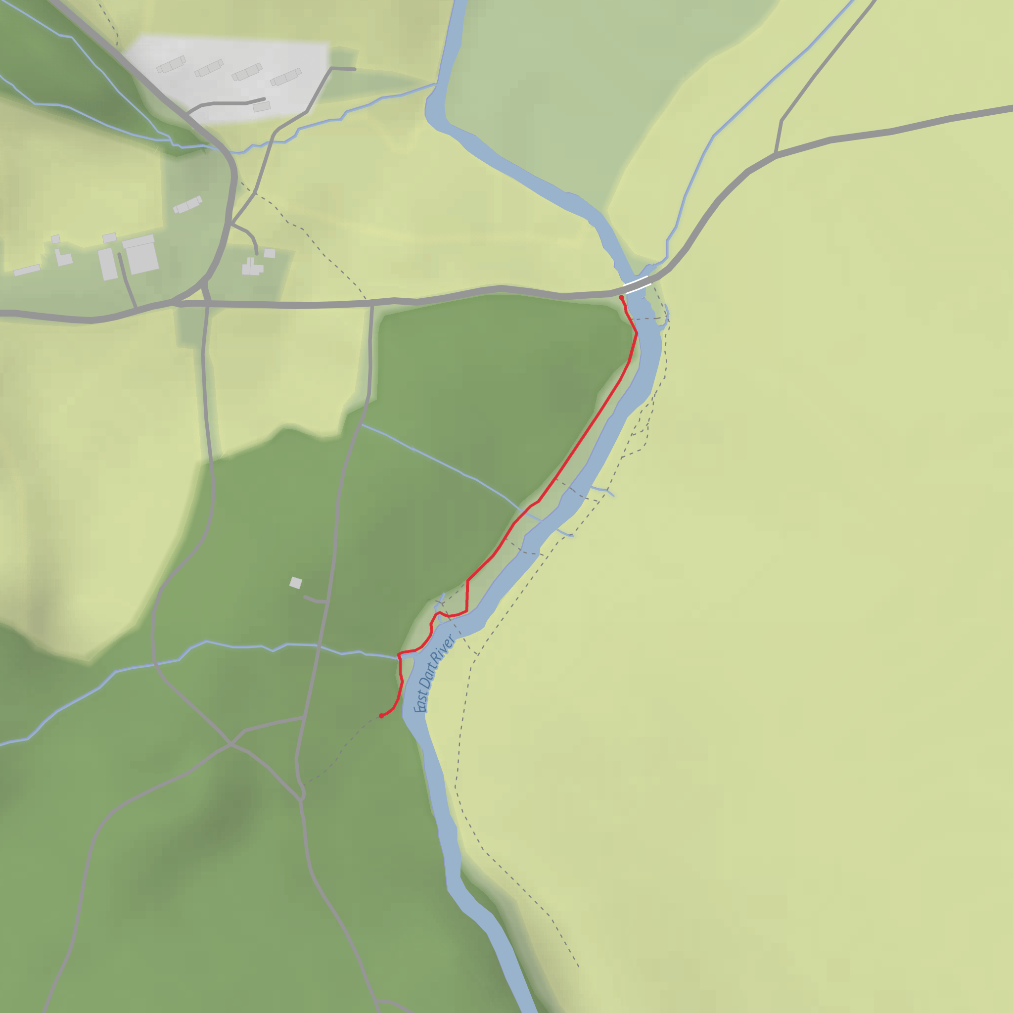 Dartmoor Believer River Camp National Park mobile static map