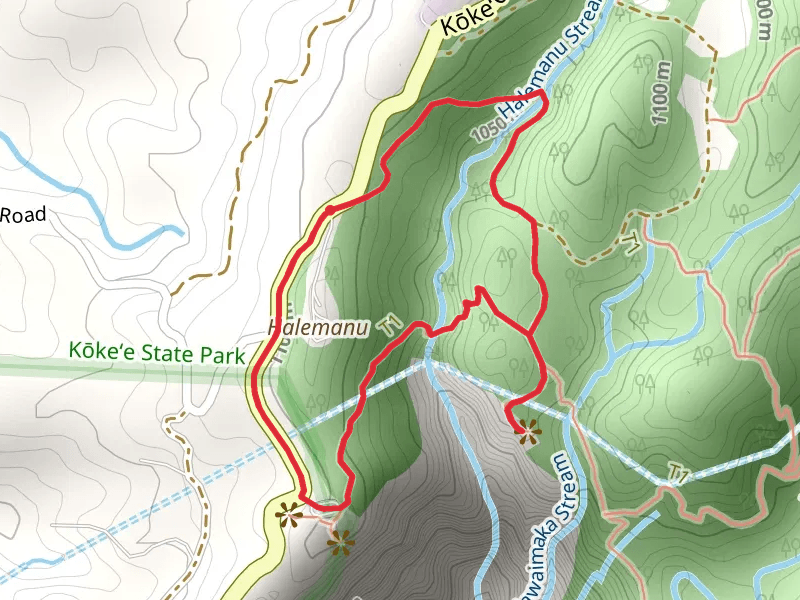 Cliff and Pu'u Hinahina Loop Trail