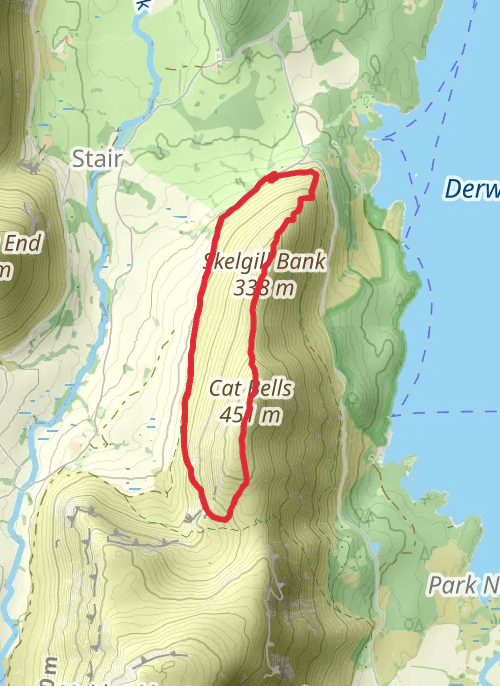 Allerdale Hiking mobile static map