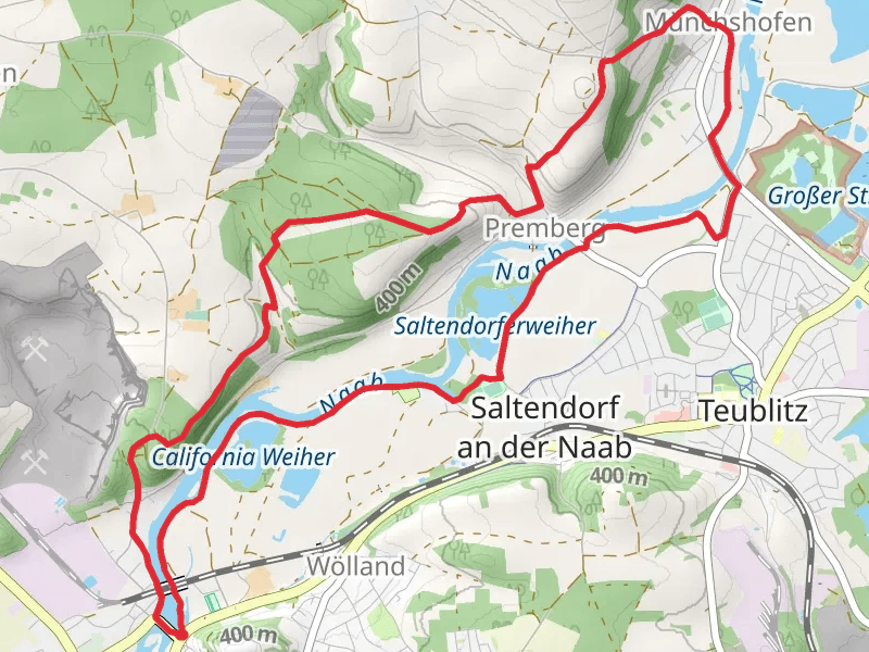 Naab via Staedtedreieck Rundweg