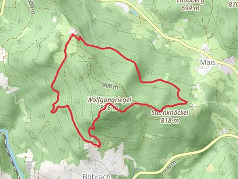Wolfgangsriegel Loop via Frath