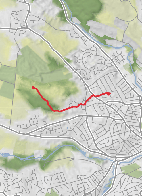 Sheffield Walking mobile static map