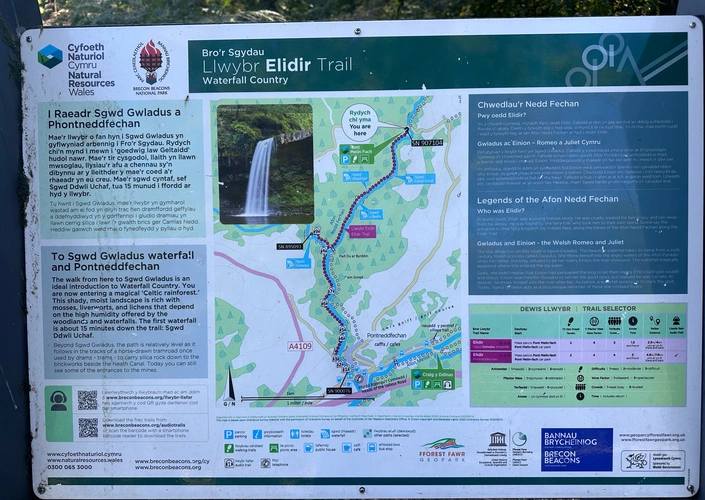 Elidir Trail - Lady falls, Scwd Ddwli and Pont Melin Fach