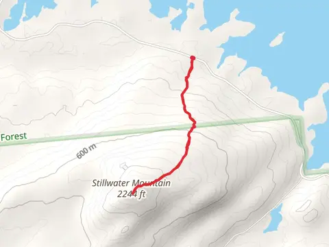 Stillwater Mountain from Stillwater-Big Moose Road