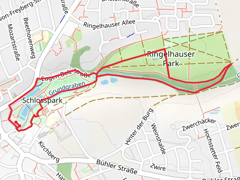 Schlosspark and Ringelhauser Park Loop