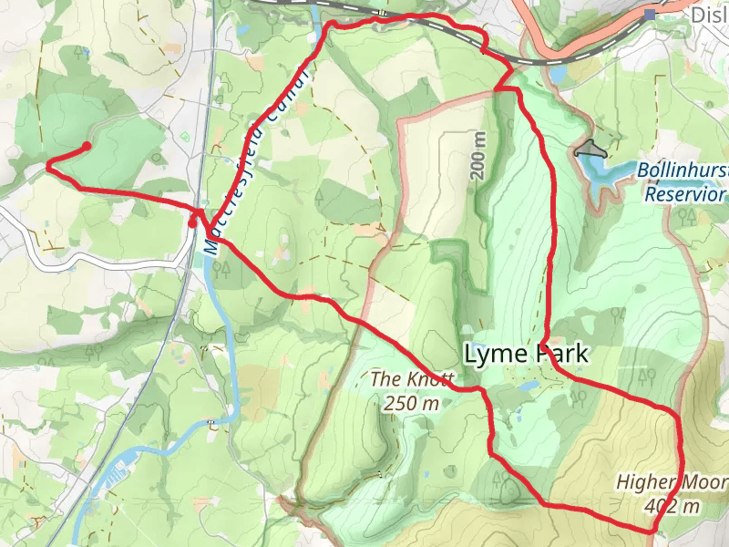 Lyme Park, Bowstones, Cage and Macclesfield Circular thumbnail