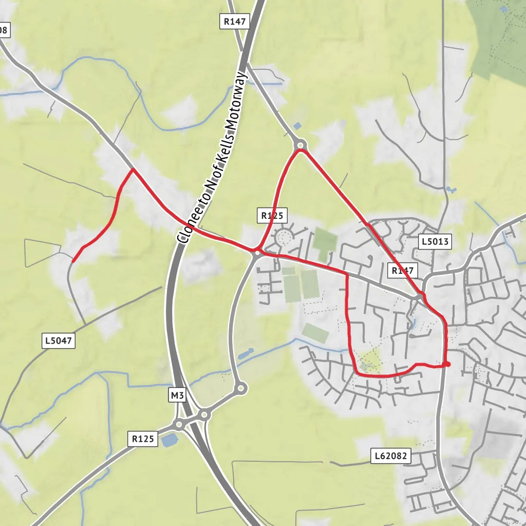 Dunshaughlin Loop mobile static map