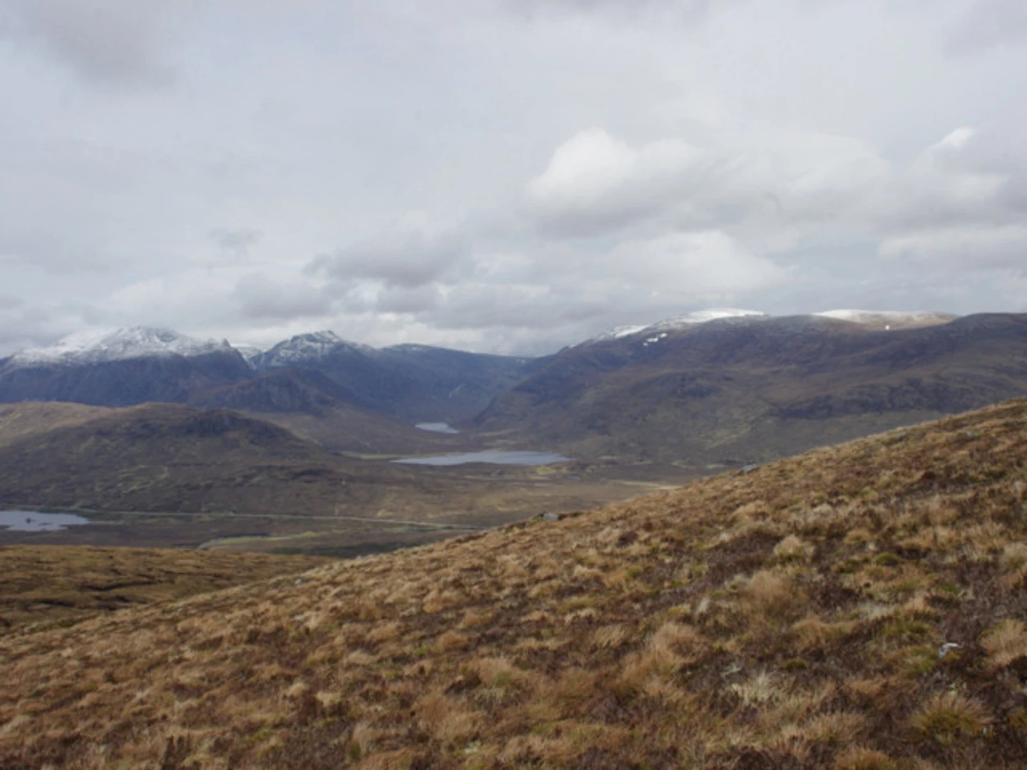 An image depicting the trail Beinn Liath Mhòr a'Ghiubhais Li Loop and its surrounding area.