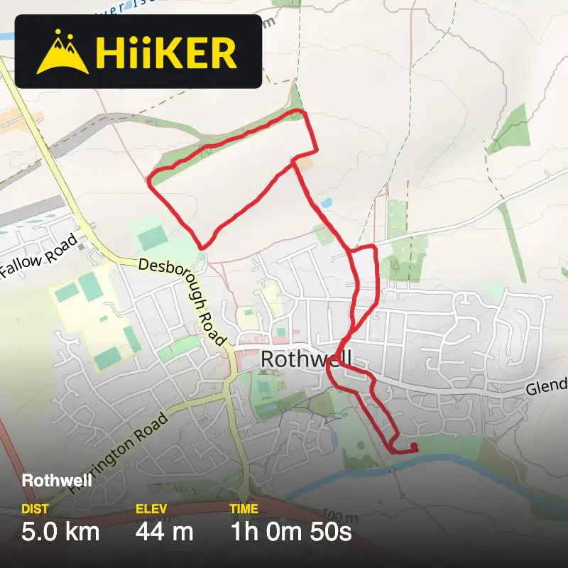 A map preview of the recording Rothwell.