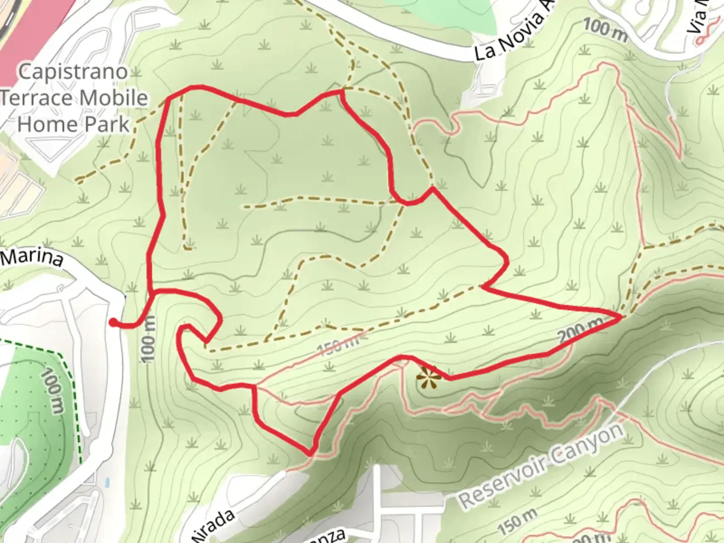 An image depicting the trail Forster Canyon Loop Trail and its surrounding area.