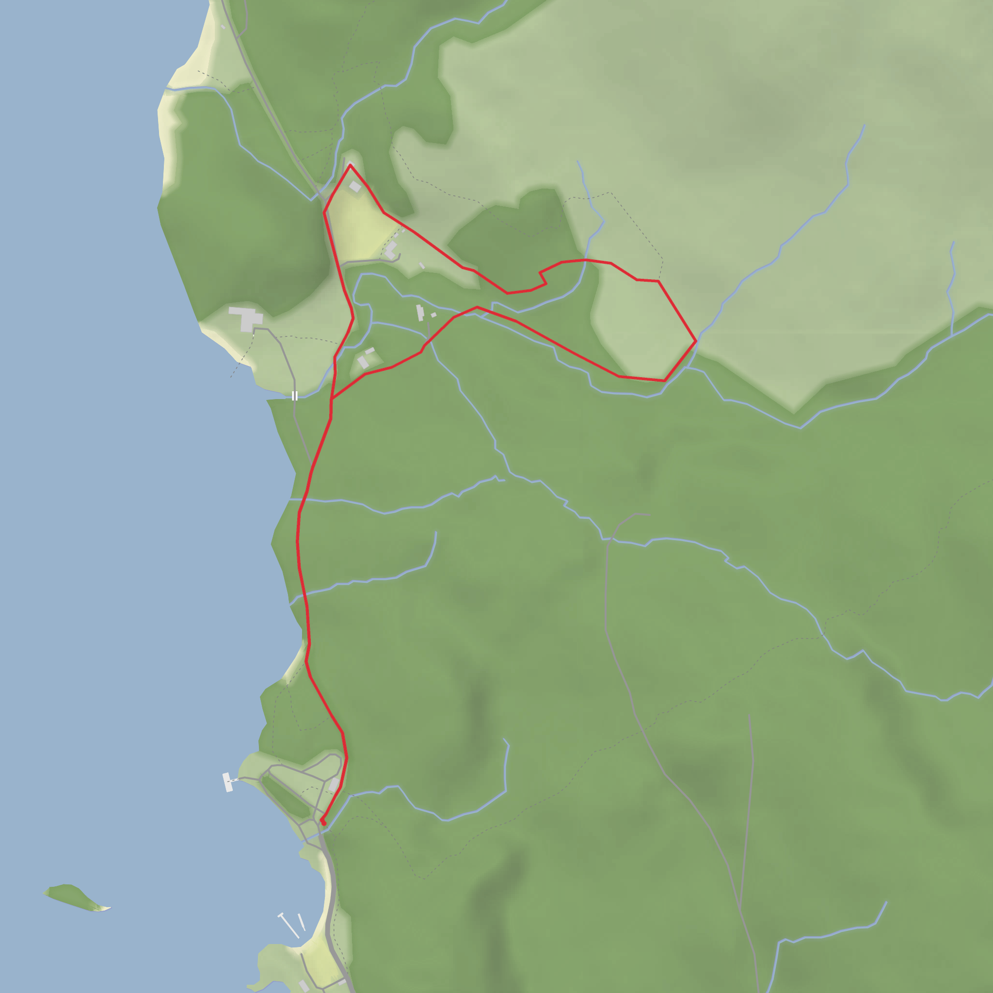 Rowardennan - Ardness Hidden History Trail mobile static map