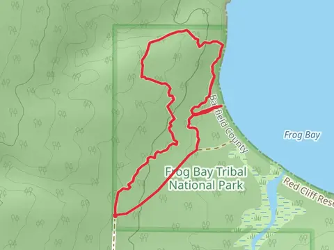 Ravine Traila and Frog Bay Road Loop