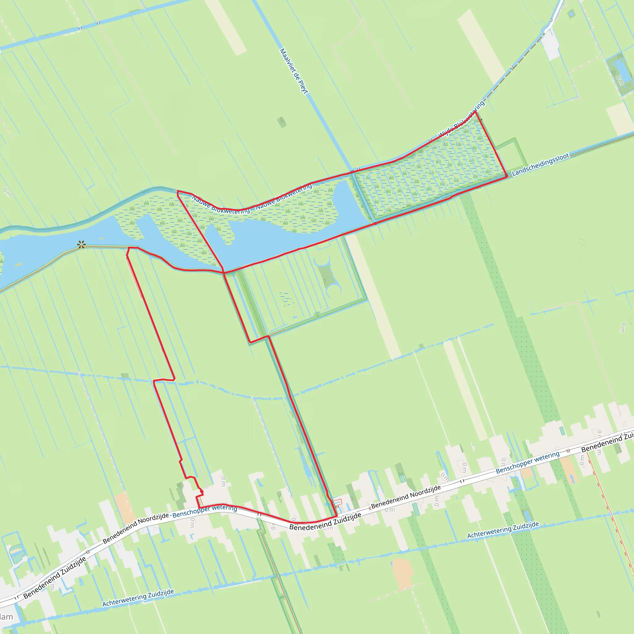 Benedeneindesepad Loop mobile static map