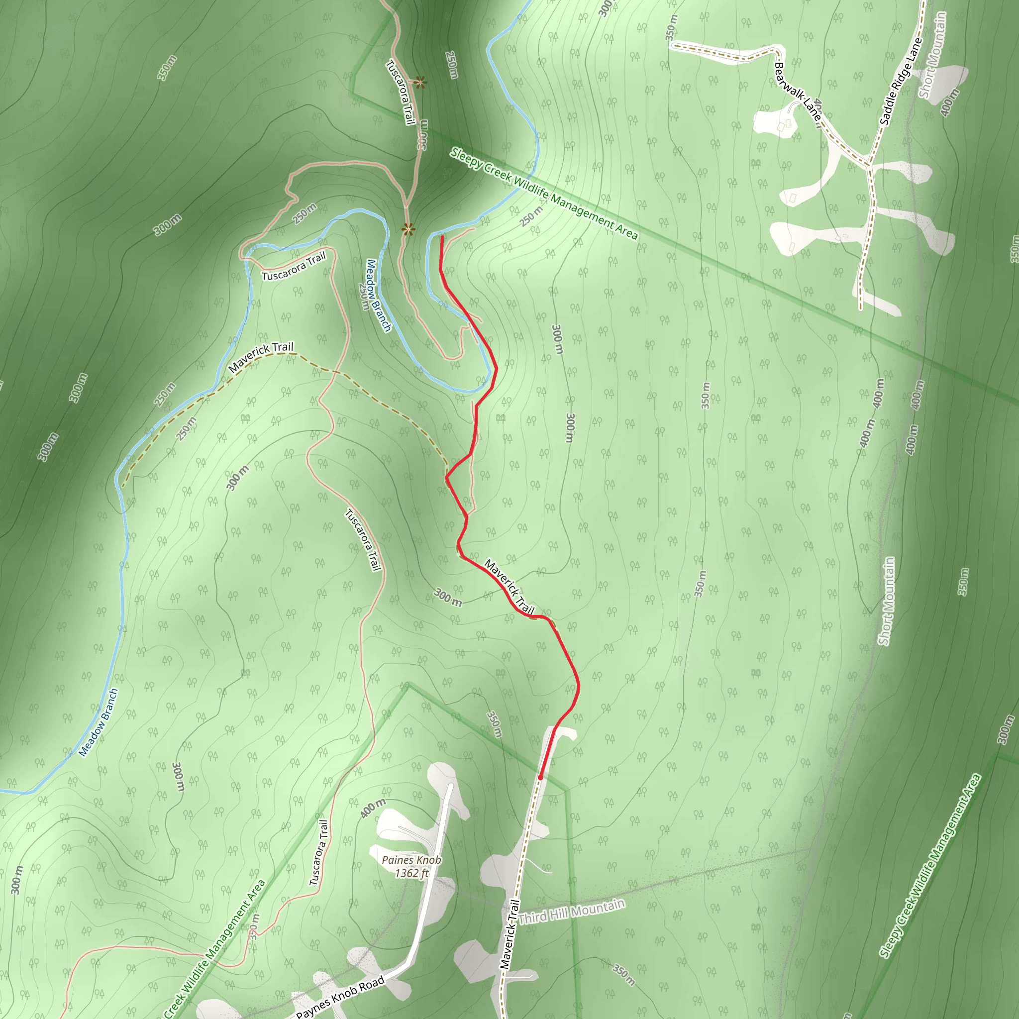 Meadow Branch mobile static map
