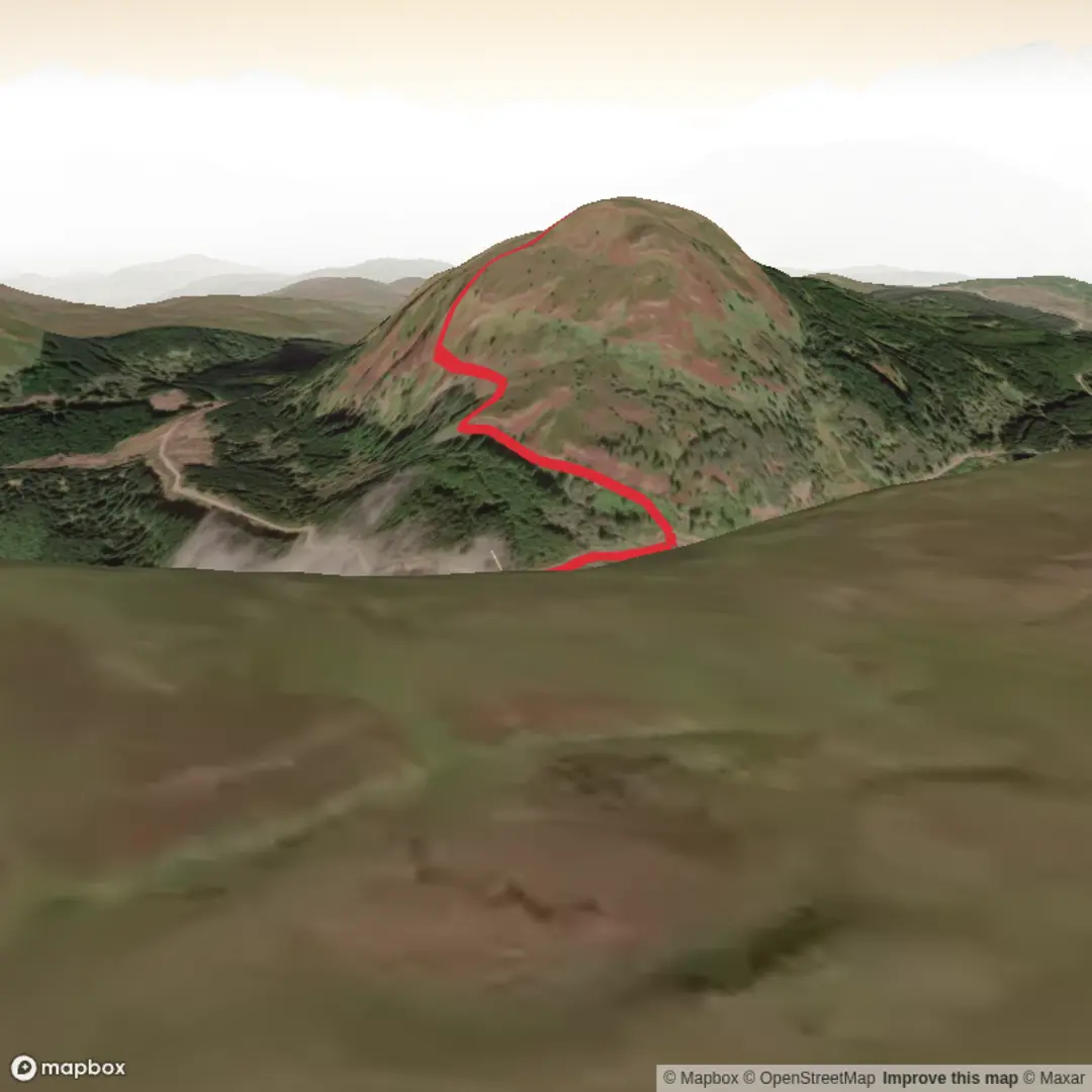An image depicting the trail Deadh Choimhead and its surrounding area.