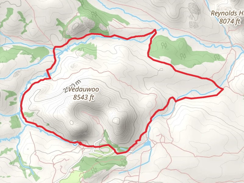 Valley Massif Cutoff - Turtle Rock Loop Trail