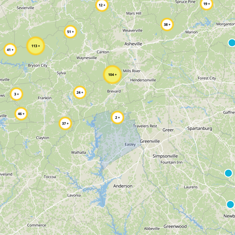 Pickens County Static Map