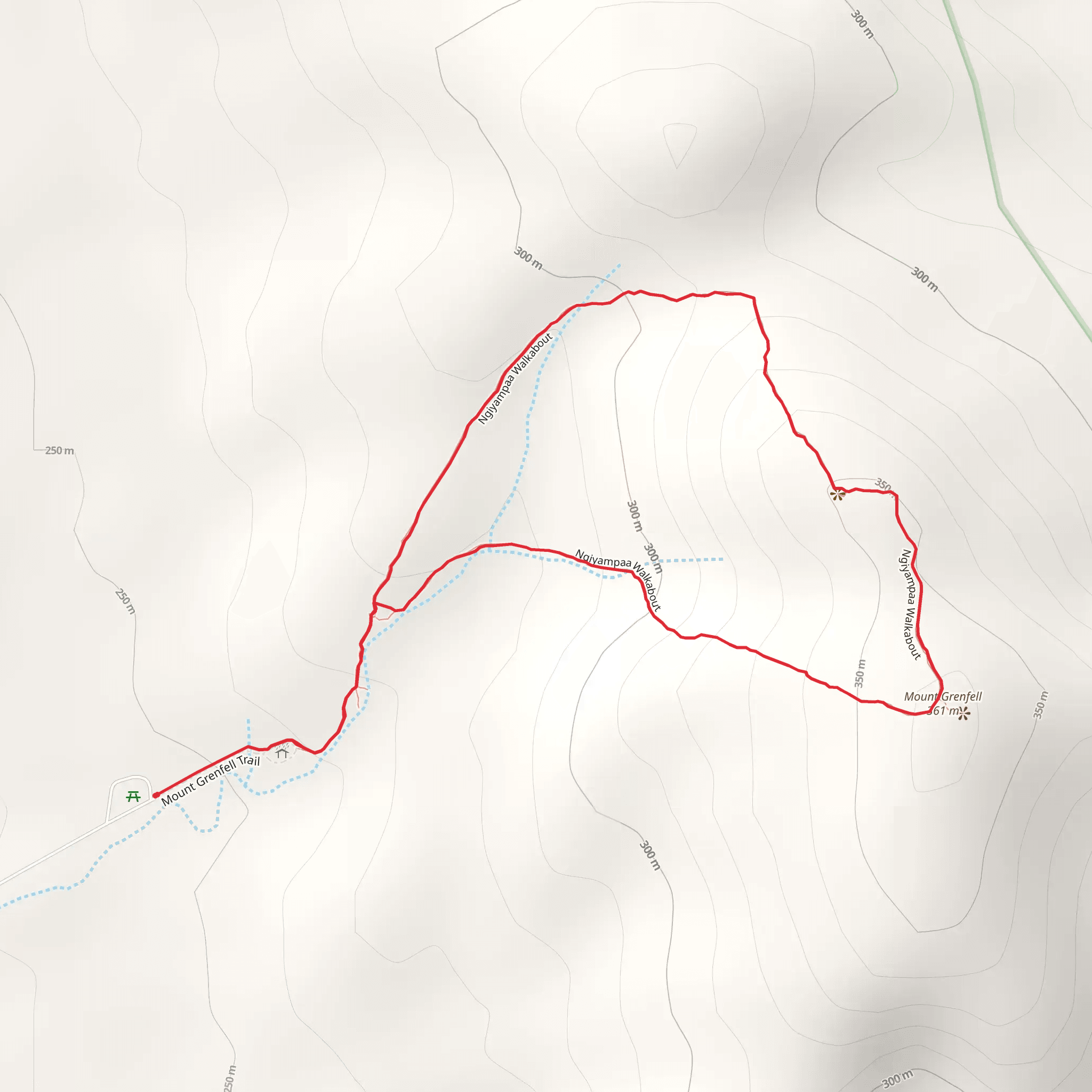 Ngiyampaa Walking Track mobile static map