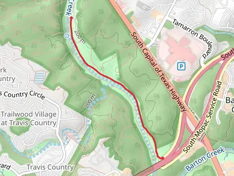 Barton Creek Greenbelt Mopac Trail Entrance