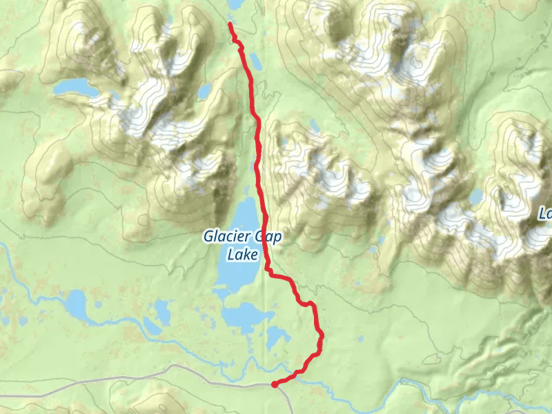 Glacier Gap Lake Trail