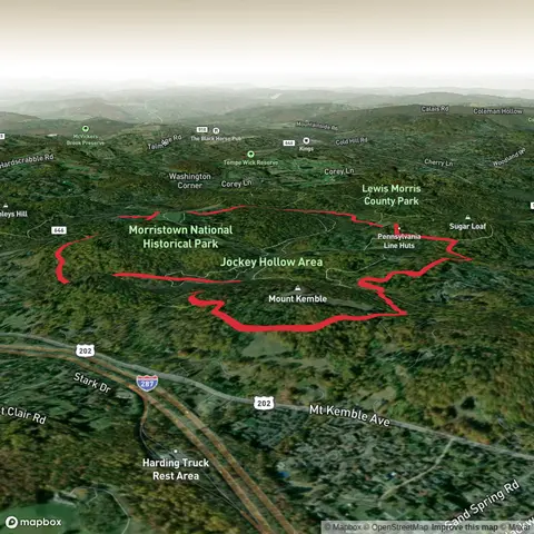 Stark's Brigade Monument and Mount Kemble via Grand Loop Trail and Outer Loop Trail