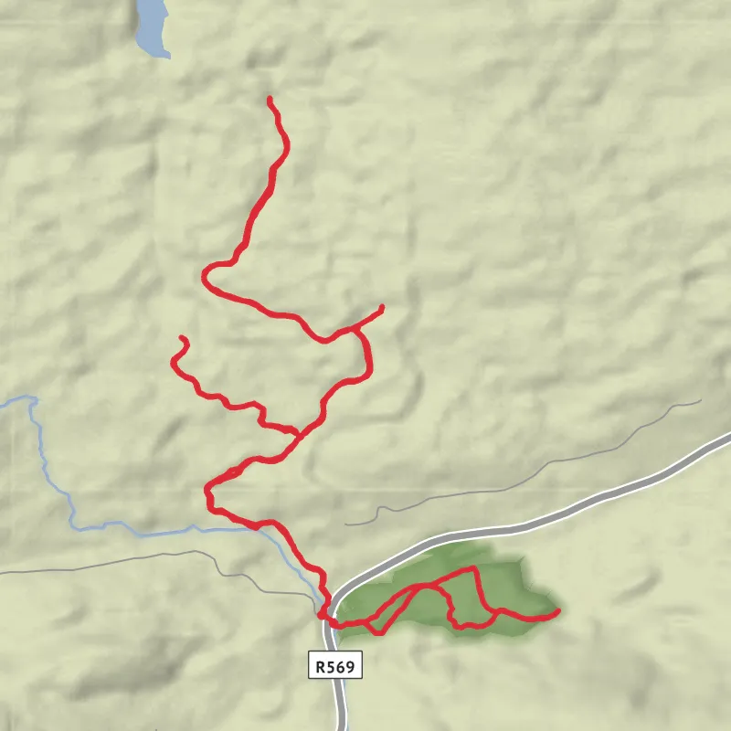 Hike from Kerry mobile static map