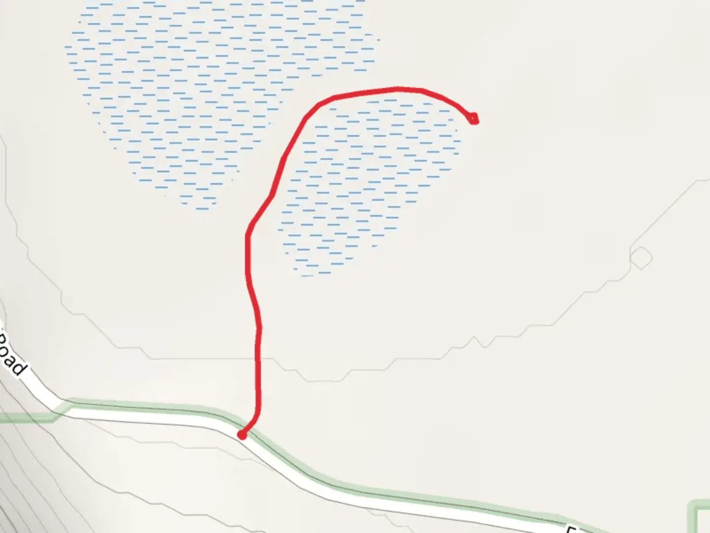 An image depicting the trail Foothill Road and its surrounding area.
