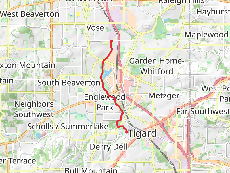 Fanno Creek Trail Out and back