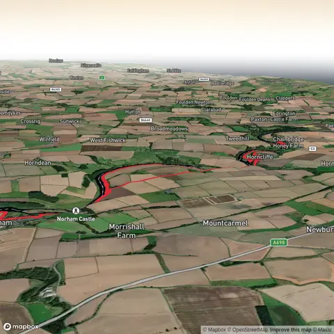 Green Hill and Norham Castle Loop