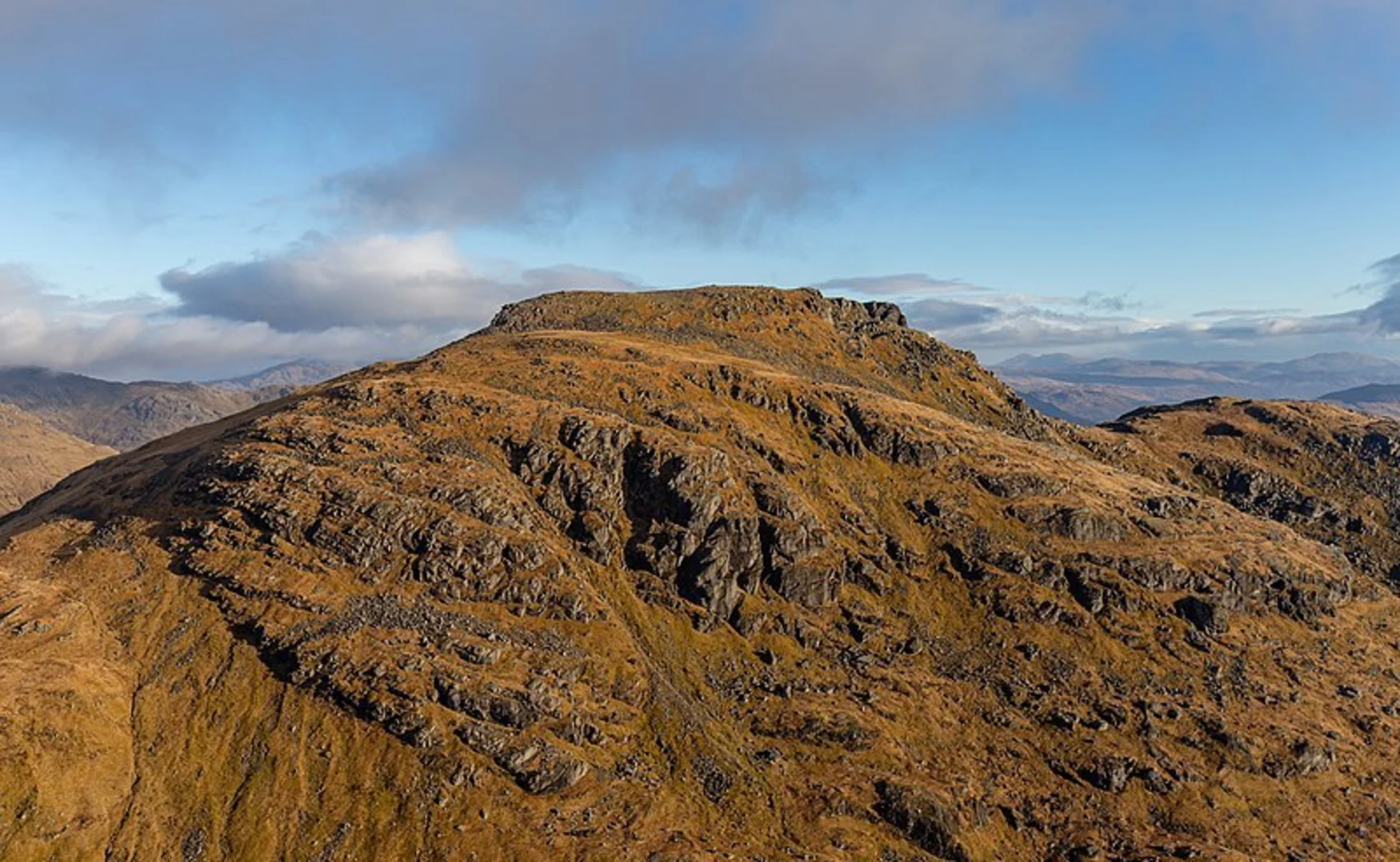 An image depicting the trail Beinn Narnain and A'Chrois Loop and its surrounding area.