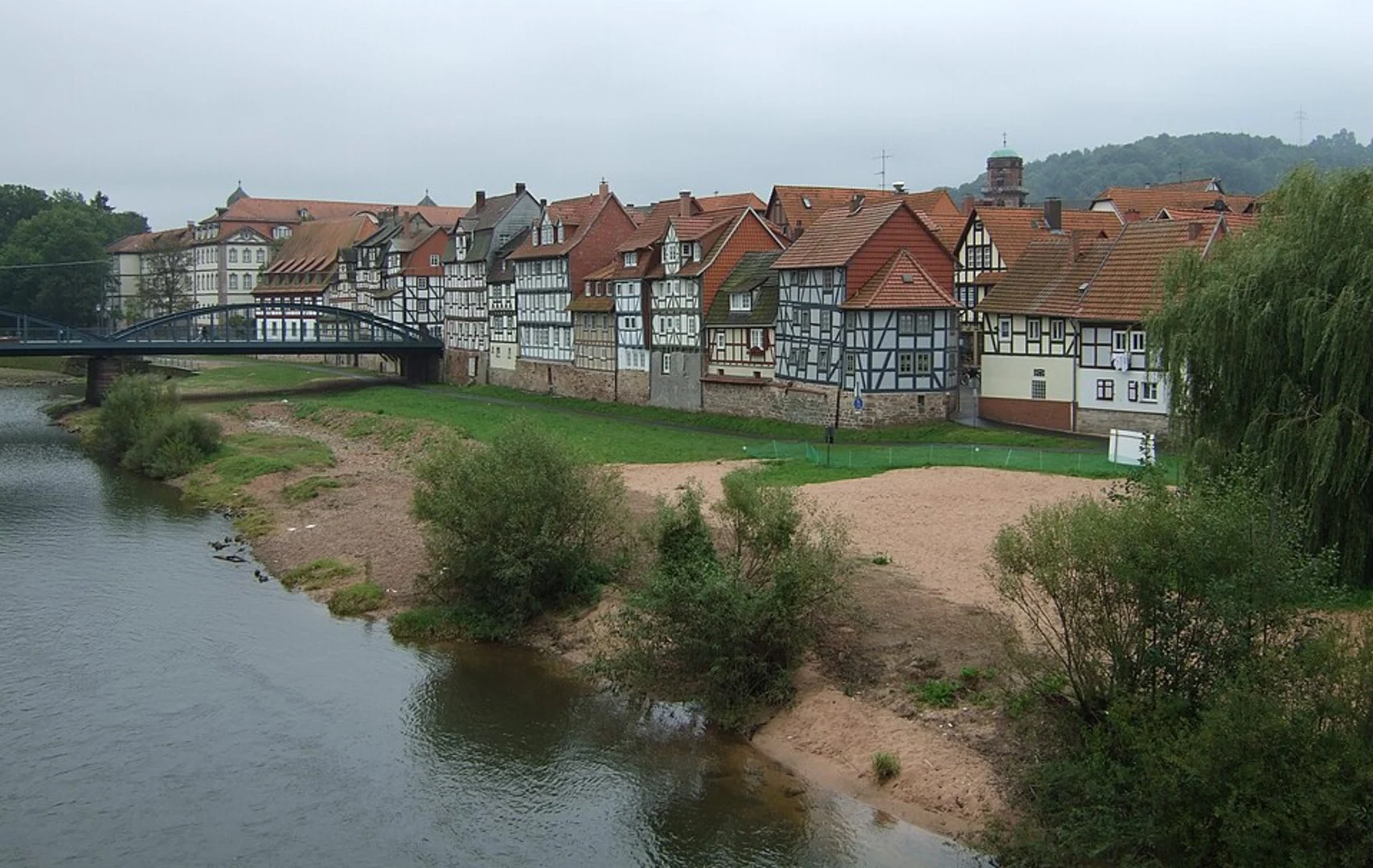 An image depicting the trail Fuldawehr Rotenburg, Alte Schleuse and River Fulda Loop and its surrounding area.