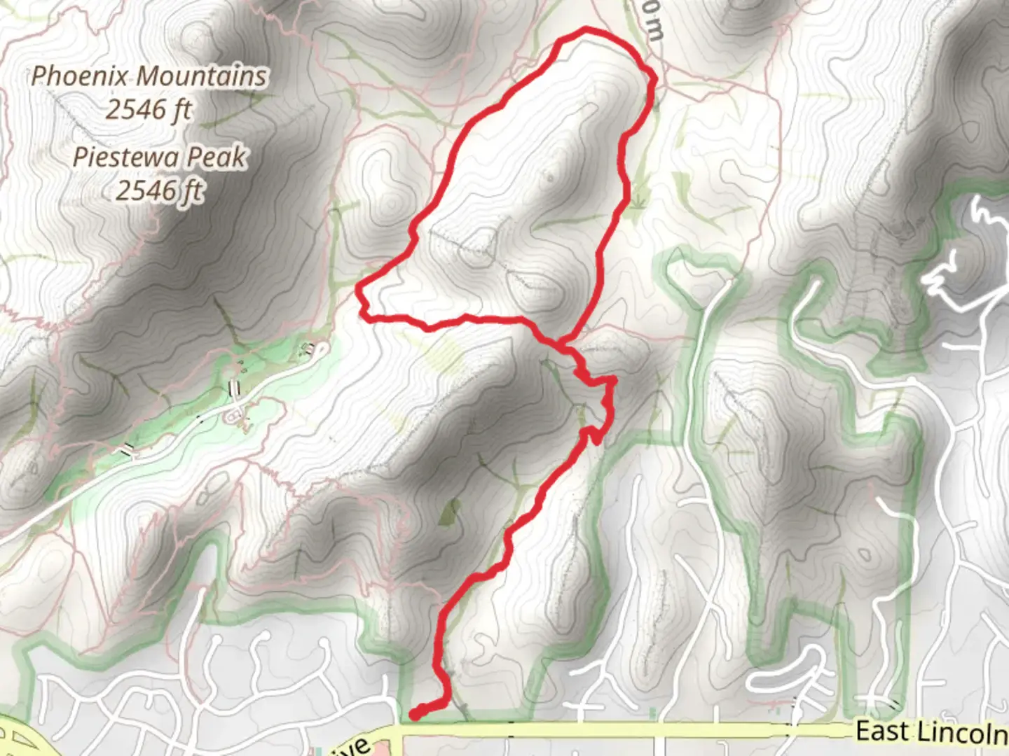 An image depicting the trail Quartz Ridge Loop Trail and its surrounding area.