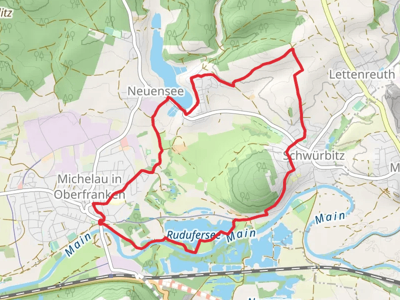 Rudufersee and Neuensee via Goeritzenrundweg