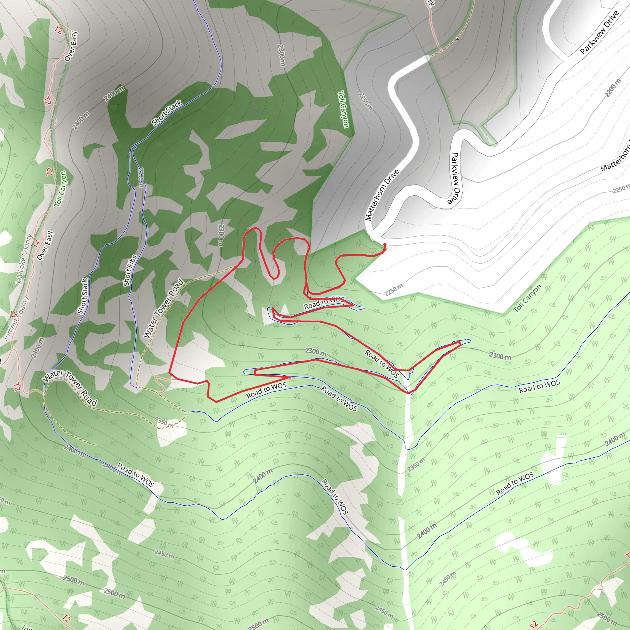Road to WOS Loop mobile static map