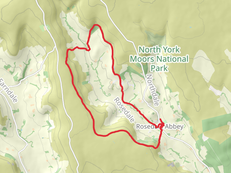 Rosedale Abbey  to Dale Head Loop thumbnail