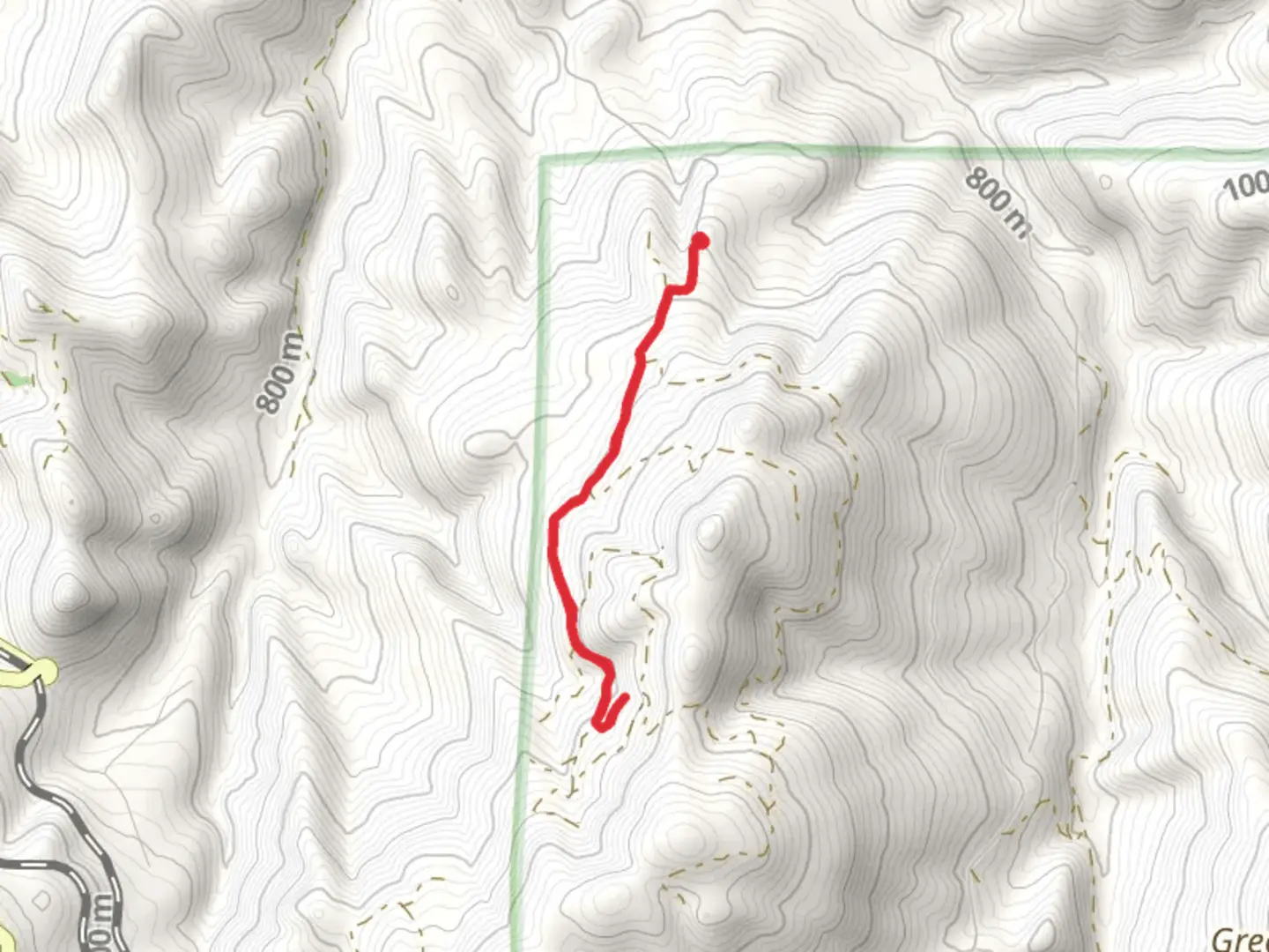 An image depicting the trail Buck Rock Trail and its surrounding area.