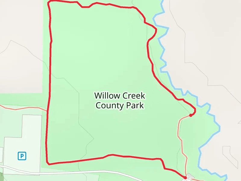 Willow Creek County Park Loop