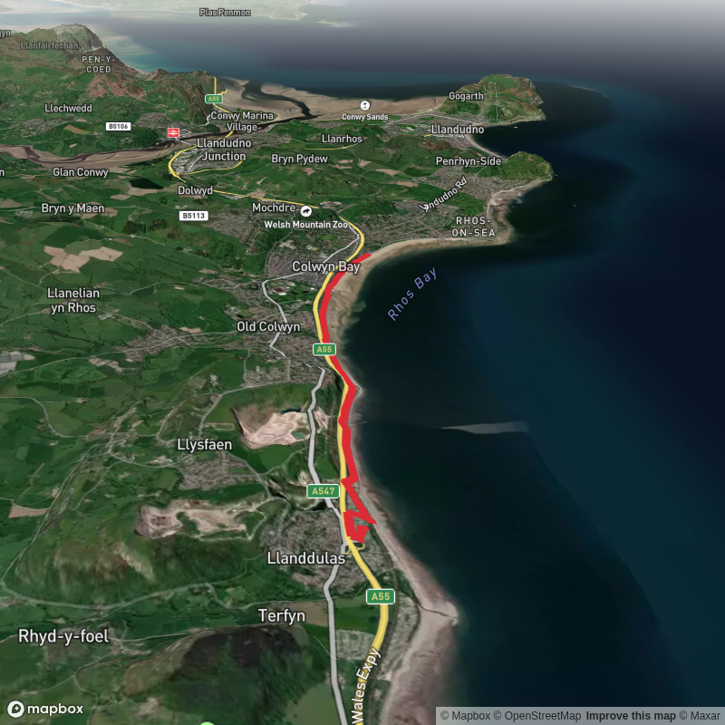 Hike from Llanddulas to Colwyn Bay