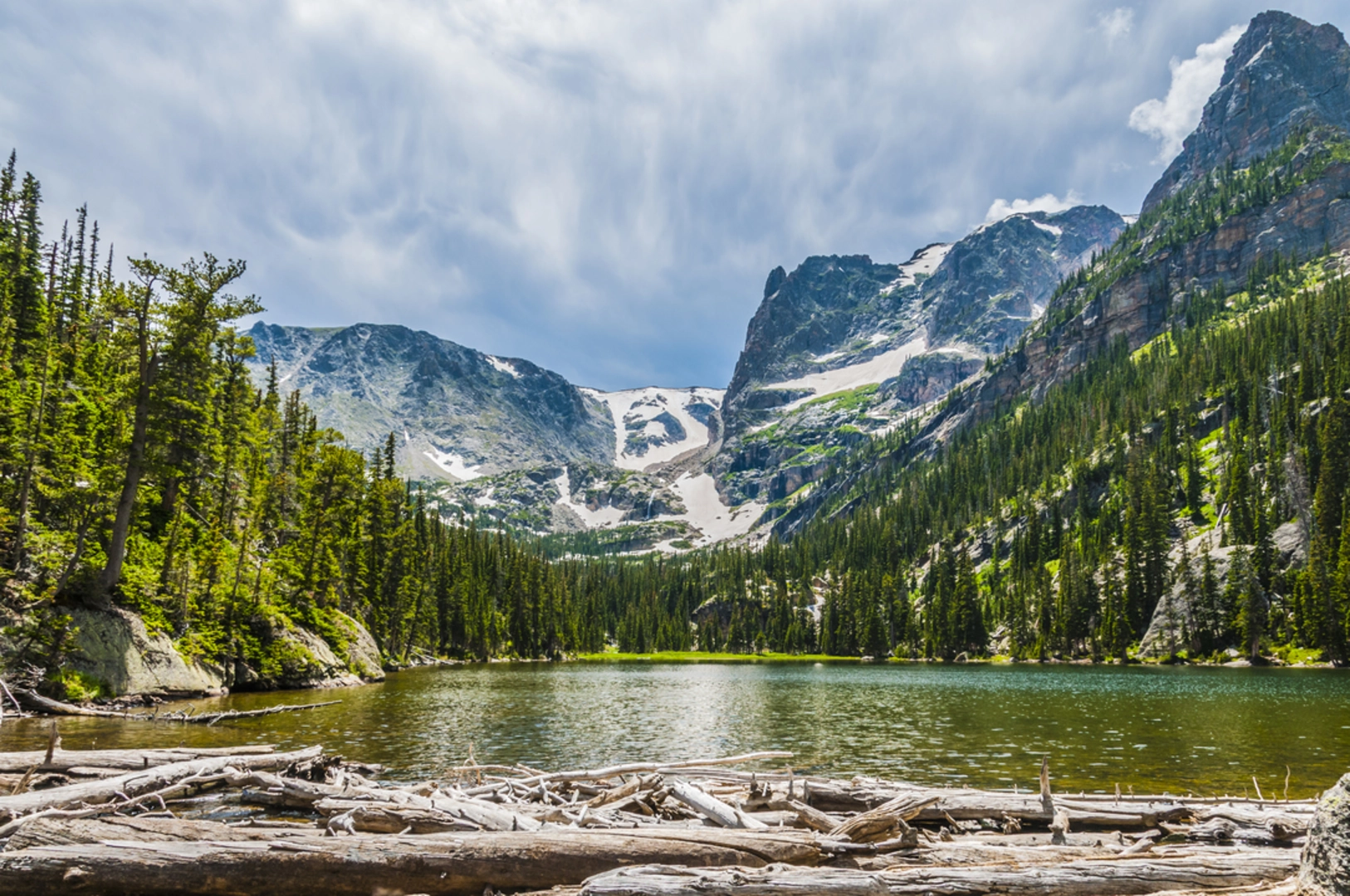 An image depicting the trail Odessa Lake Trail from Bear Lake and its surrounding area.