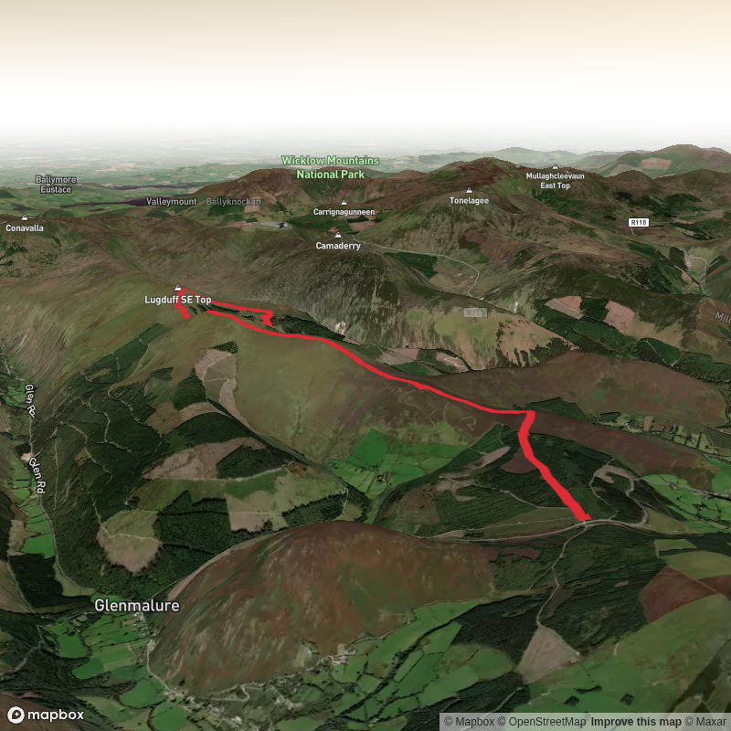 Shay Elliot to Glandalough Route - Apr 26