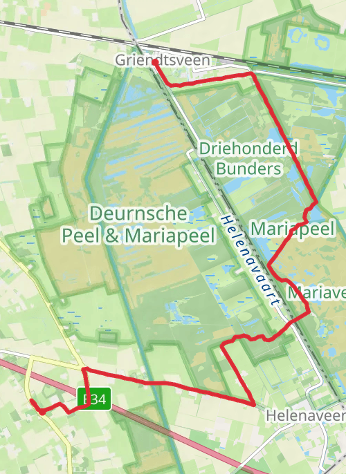 Deurne Hiken mobile static map