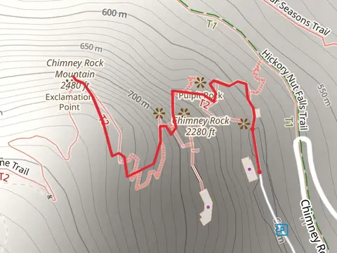 Chimney Rock Mountain via Outcroppings Trail